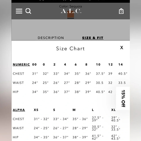 A.L.C. Sonali Ombré Midi Skirt Pleated Pastel‎ Women’s XL 14 Taylor Swift Lover - Picture 14 of 14